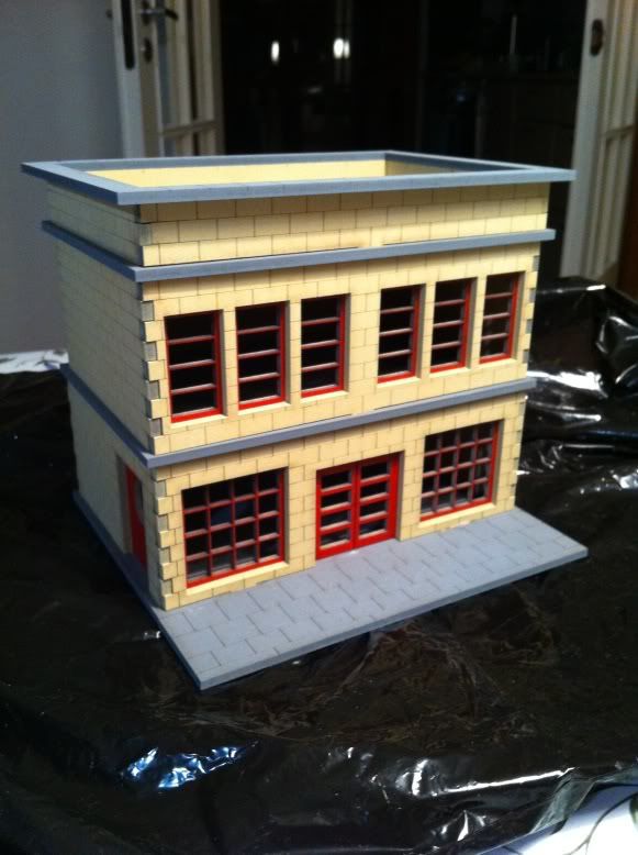 Painted a Sarissa Precision building
